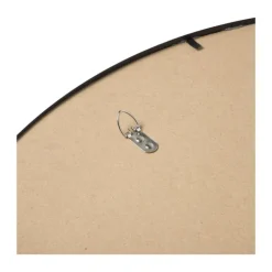 Spiegel rond met metalen lijst - diameter 80 cm