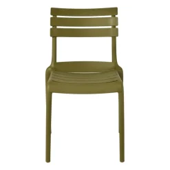 Stapelbare tuinstoel Napoli - groen - 83x55x48 cm