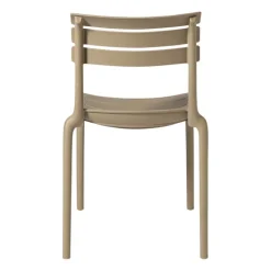 Stapelbare tuinstoel Napoli - taupe - 83x55x48 cm