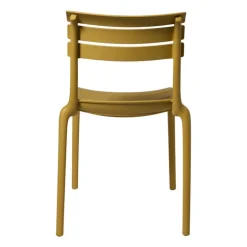 Stapelbare tuinstoel Napoli - geel - 83x55x48 cm