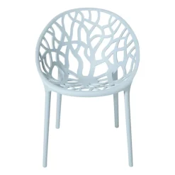 Stapelbare tuinstoel Palma - blauw - 78.5x58x59.5 cm
