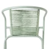 Stapelbare tuinstoel Tim - groen - 73x53x62 cm