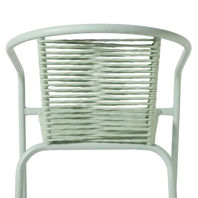 Stapelbare tuinstoel Tim - groen - 73x53x62 cm