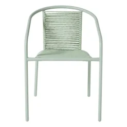Stapelbare tuinstoel Tim - groen - 73x53x62 cm