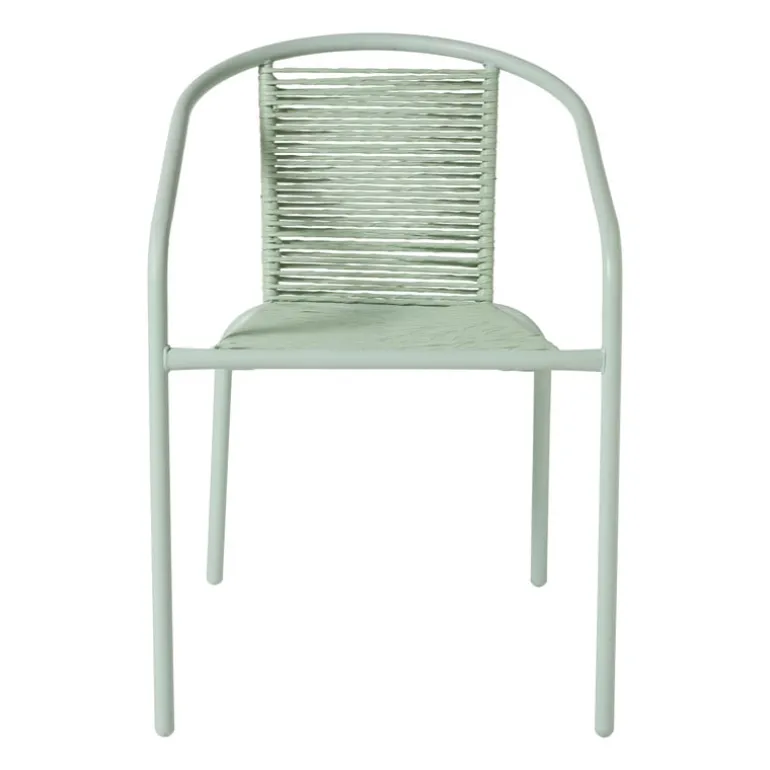 Stapelbare tuinstoel Tim - groen - 73x53x62 cm