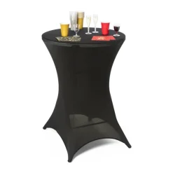 Statafelrok - zwart - polyester - 80x110 cm