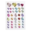 Stickers ringstones - set van 41 - 12x10x0.5 cm