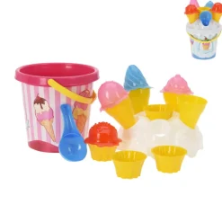 Strandemmer met ijsjes - ⌀15x26 cm