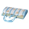 Strandmat XL - bruin/blauw - 90x170 cm