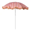 Strandparasol met tassels - oranje/roze - ø160x180 cm
