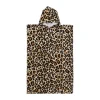 Strandponcho luipaard - multikleur - 75x220 cm