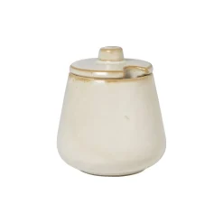 Suikerpot - beige - ø9x10.3 cm
