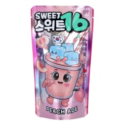 Sweet16 peach pouch drink ADE - 200 ml