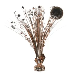 Tafeldecoratie happy birthday - rosé goud - 42 cm