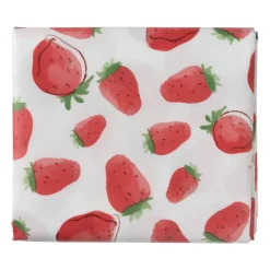 Tafelkleed aardbei - rood/wit - 150x220 cm