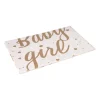 Tafelkleed baby girl - roze/goud - 136x220 cm