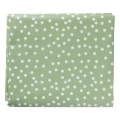 Tafelkleed dots - groen/wit - 150x220 cm