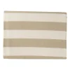 Tafelkleed gestreept - wit/beige - 140x240 cm