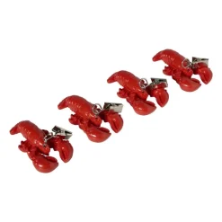 Tafelkleedgewichten kreeft - rood - set van 4