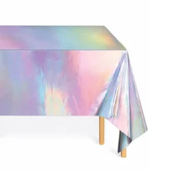 Tafelkleed iriserend - paars - 120x180 cm