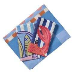 Tafelkleed krab - multikleur - 140x240 cm