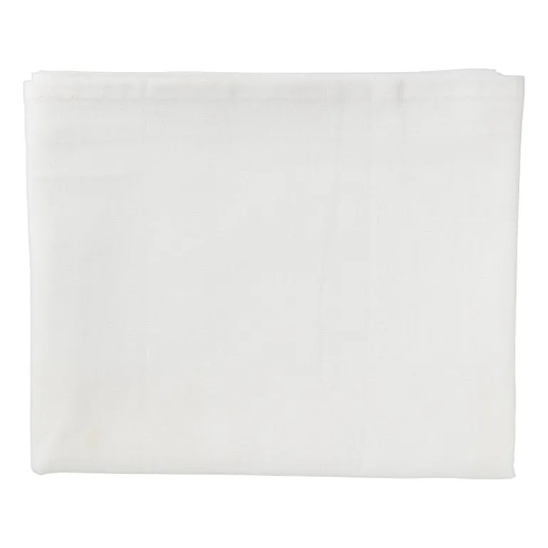 Tafelkleed wit - katoen/polyester - 140x240 cm