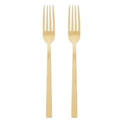 Tafelvorken - goudkleurig - set van 2