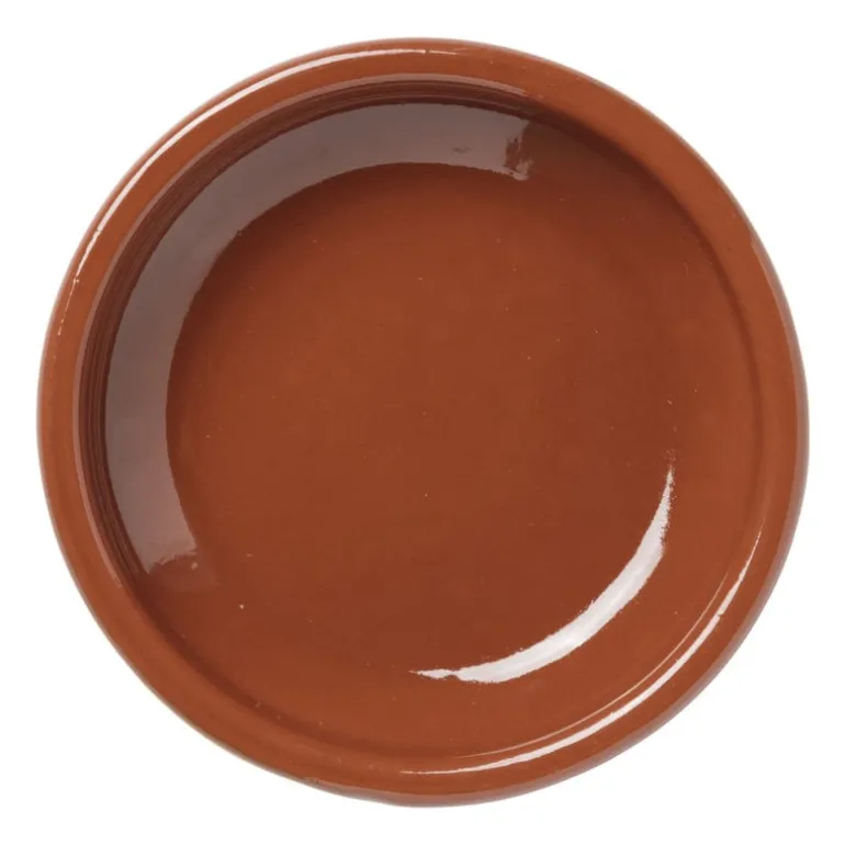 Tapasbakje klei - bruin - ⌀12 cm