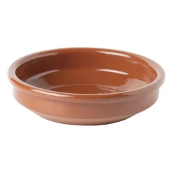 Tapasbakje klei - bruin - ⌀16 cm