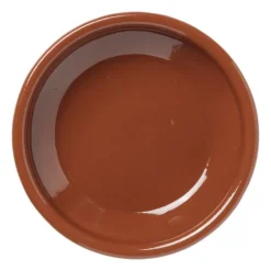 Tapasbakje klei - bruin - ⌀16 cm