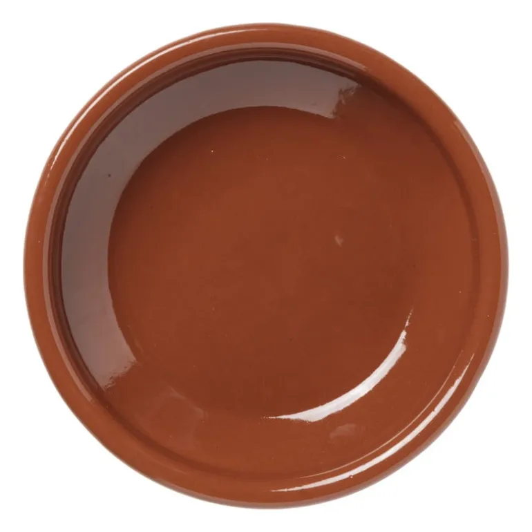 Tapasbakje klei - bruin - ⌀16 cm