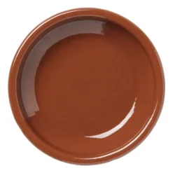 Tapasbakje klei - bruin - ⌀14 cm