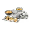 Tapas rijstschaaltje Sevilla - zwarte lijnen - ø11,5x5,8 cm