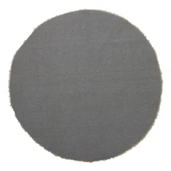 Tapijt fluffy rond - bruin - ø120 cm