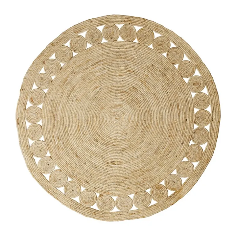 Tapijt riet - rond - ø120 cm