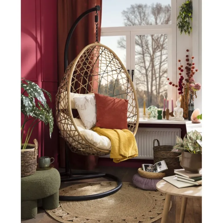 Tapijt riet - rond - ø120 cm