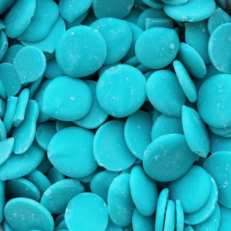 Tasty Me candy drops smeltchocolade - blauw - 300 gram