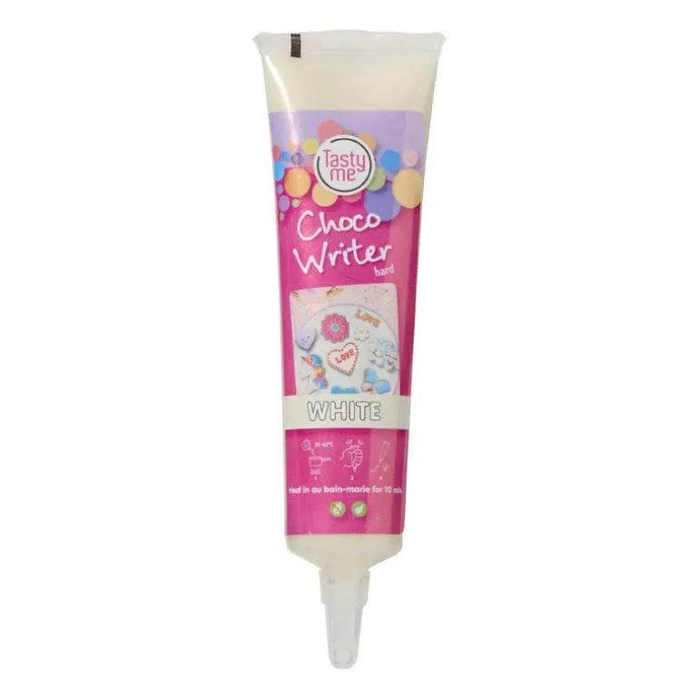 Tasty Me choco schrijftube - wit - 31 gram