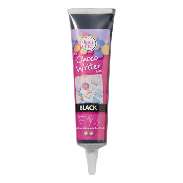 Tasty Me choco schrijftube - zwart - 31 gram