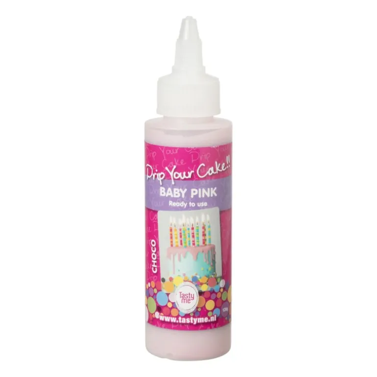 Tasty Me drip your cake - licht roze - 125 gram