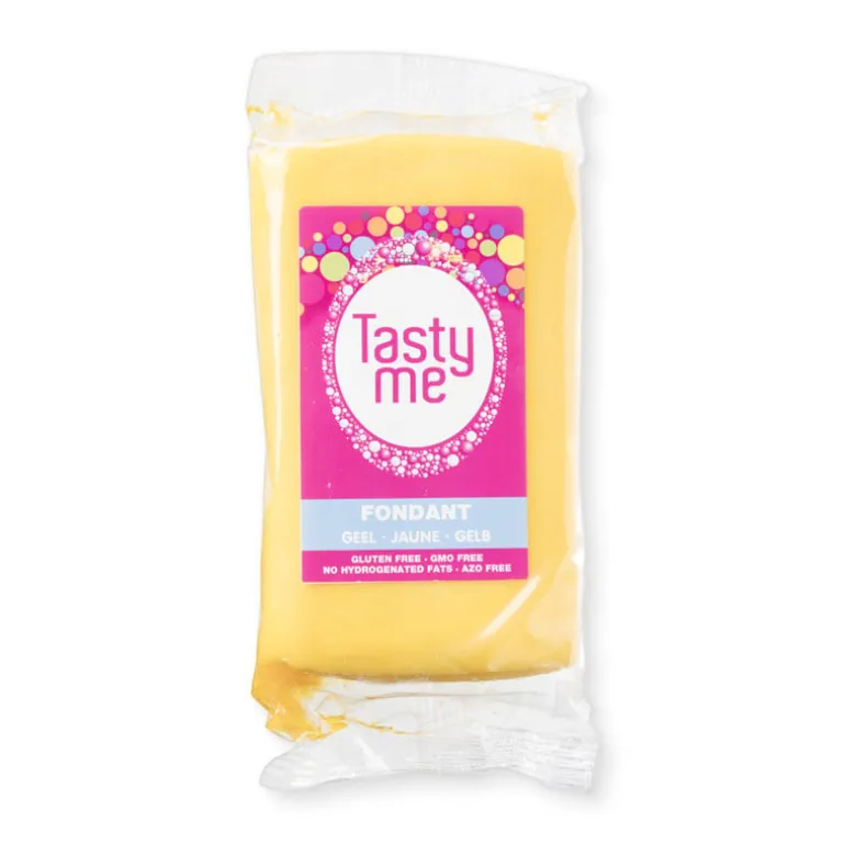 Tasty Me - rolfondant geel - 200g