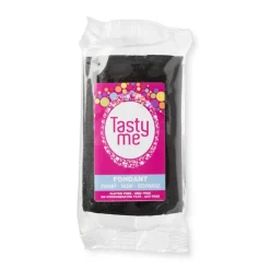 Tasty Me - rolfondant zwart - 200g