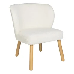 Teddy fauteuil - Troyes - wit - 68.5x60x59.5 cm