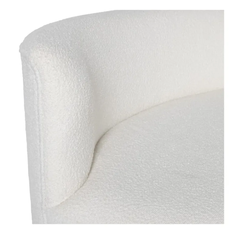Teddy loveseat fauteuil - wit - 71x120x71 cm