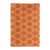 Theedoek palmboom - roze/bruin - 50x70 cm