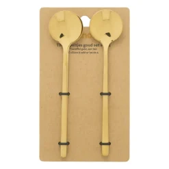Theelepel goud - set van 4 - 13 cm