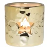 Theelichthouder goud - diverse varianten - ø7.8x7.6 cm