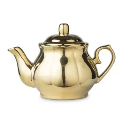 Theepot shiny gold - goud - 800 ml