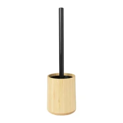 Toiletborstel bamboe - naturel - ø10.5x12 cm