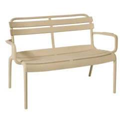 Tuinbank Napoli - beige - 76x68.5x113 cm